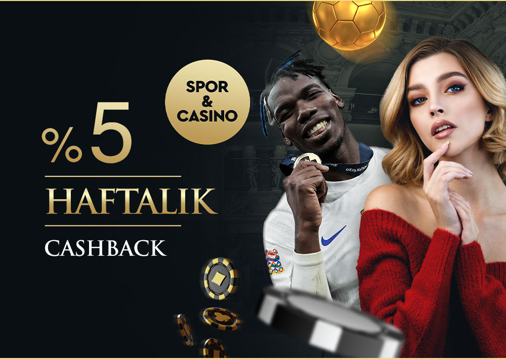 5% haftalık cashback